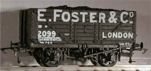 1923 8 plank end door wagon
