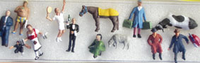 Set of 12 Assorted Figures