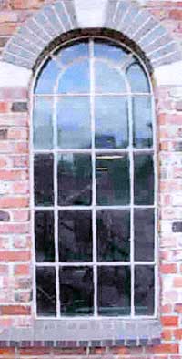 Industrial Window Arched